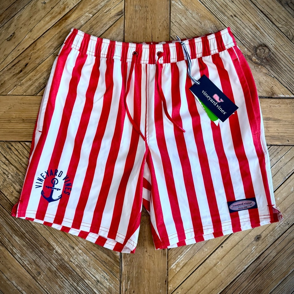 Brand New Vineyard Vines 7” Swim Trunks